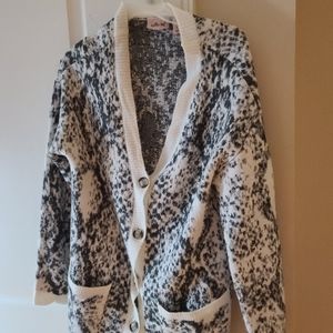 Mohair Tunic Cardigan Sweater